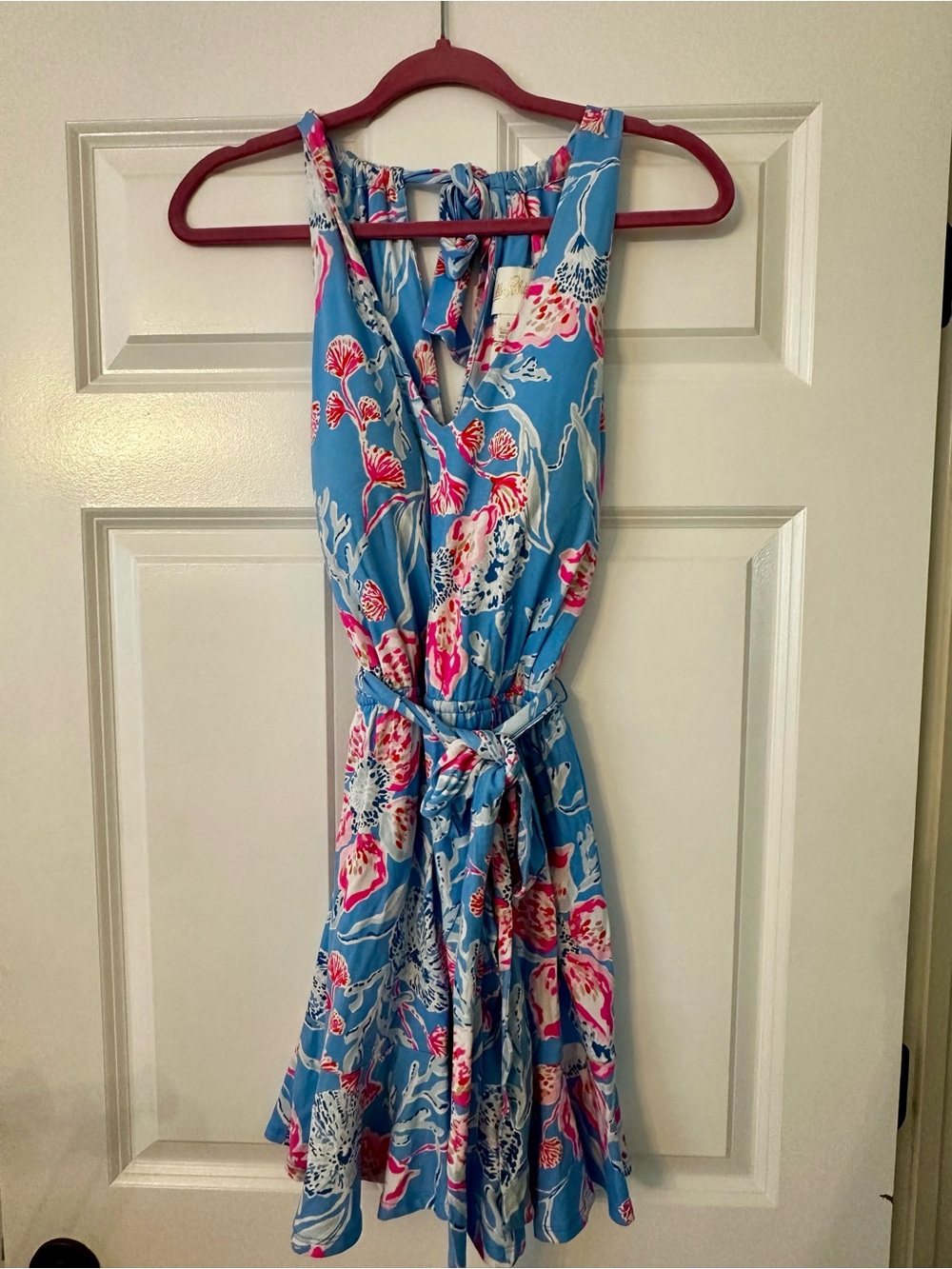 Lilly Pulitzer Camri Skirted Halter Romper